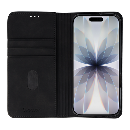 iPhone 17 Plånboksfodral - Wonder Svart