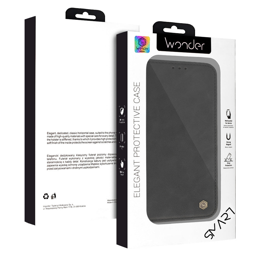 iPhone 17 Pro Max Plånboksfodral – Wonder Svart