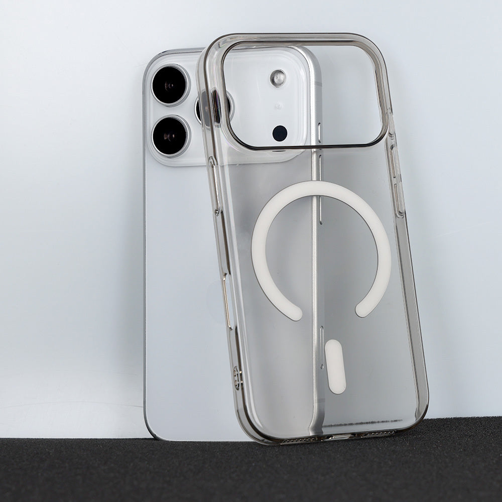 iPhone 17 Pro Max Transparent MagSafe-skal - Grå