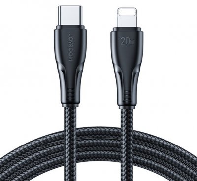 Joyroom USB C till Lightning Kabel 20W - 3 Meter Snabbladdning (Svart)