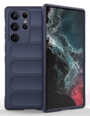 Samsung Galaxy S23 Ultra Skal Magic Shield Marinblå