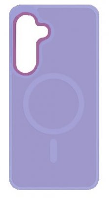 Samsung Galaxy S24 Skal Qi Kompatibelt kompatibel Lila-Rosa