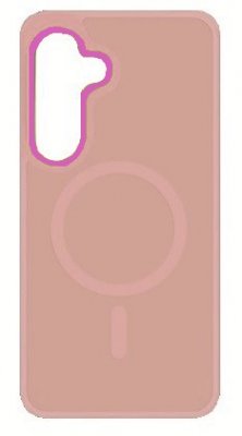 Samsung Galaxy S24 Skal Qi Kompatibelt kompatibel Rosa