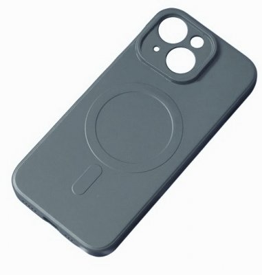 iPhone 15 Silikonskal MagSafe-kompatibelt - Matt Blå