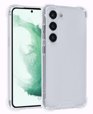 Samsung Galaxy S23 Skal Transparent - Extra Stöttåligt