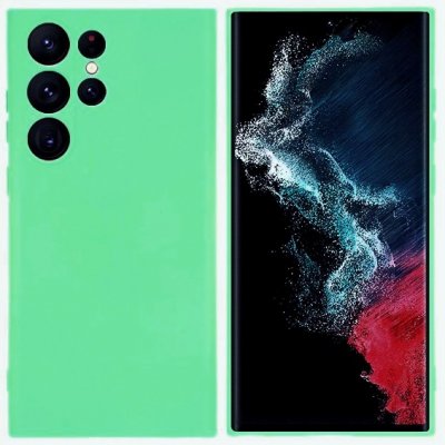 Samsung Galaxy A14 5G Silikon Skal Mintgrön