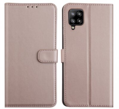 Plånboksfodral Samsung Galaxy A12 Rosé med Ställ