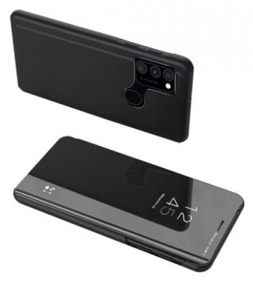 Samsung Galaxy A12 Fodral View Cover Svart