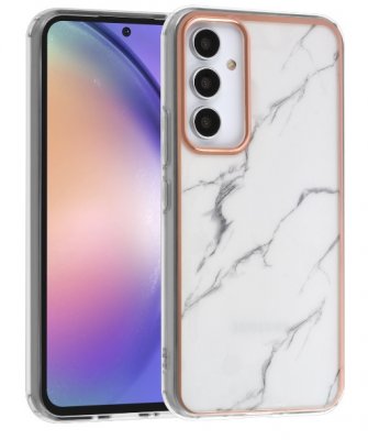 UNIQ Skal Samsung Galaxy A54 5G Marmor Vit