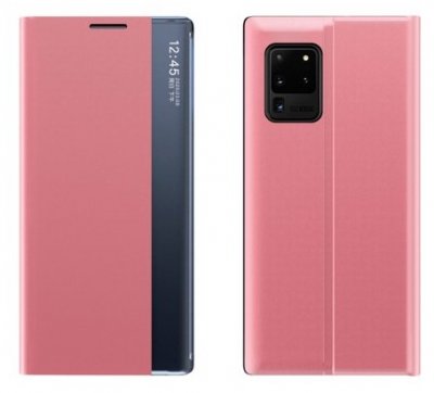 Samsung Galaxy Note 20 - Flip Fodral Slim Rosa (time-view)