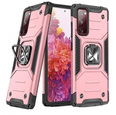 Samsung Galaxy A72 Skal - Armour Rosa Med Ring