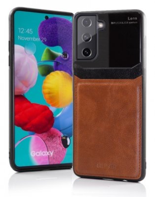 Samsung Galaxy S21+ (S21 plus) - Skal Business Brun Läder