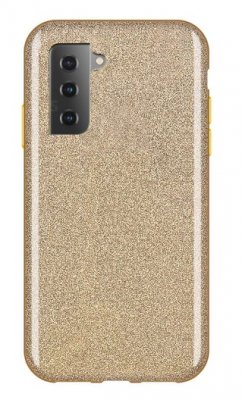 Samsung Galaxy S21 Skal - Glitter Guld
