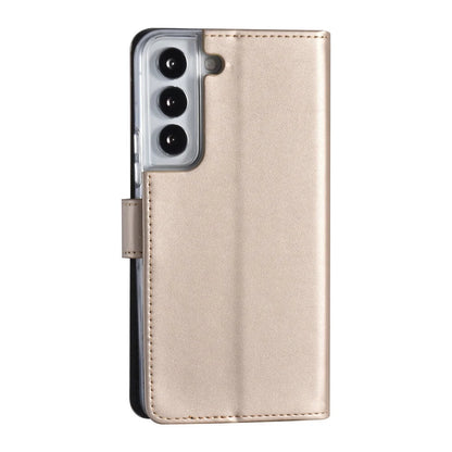 Samsung Galaxy S22 Plånboksfodral - Guld (3 kortfack)