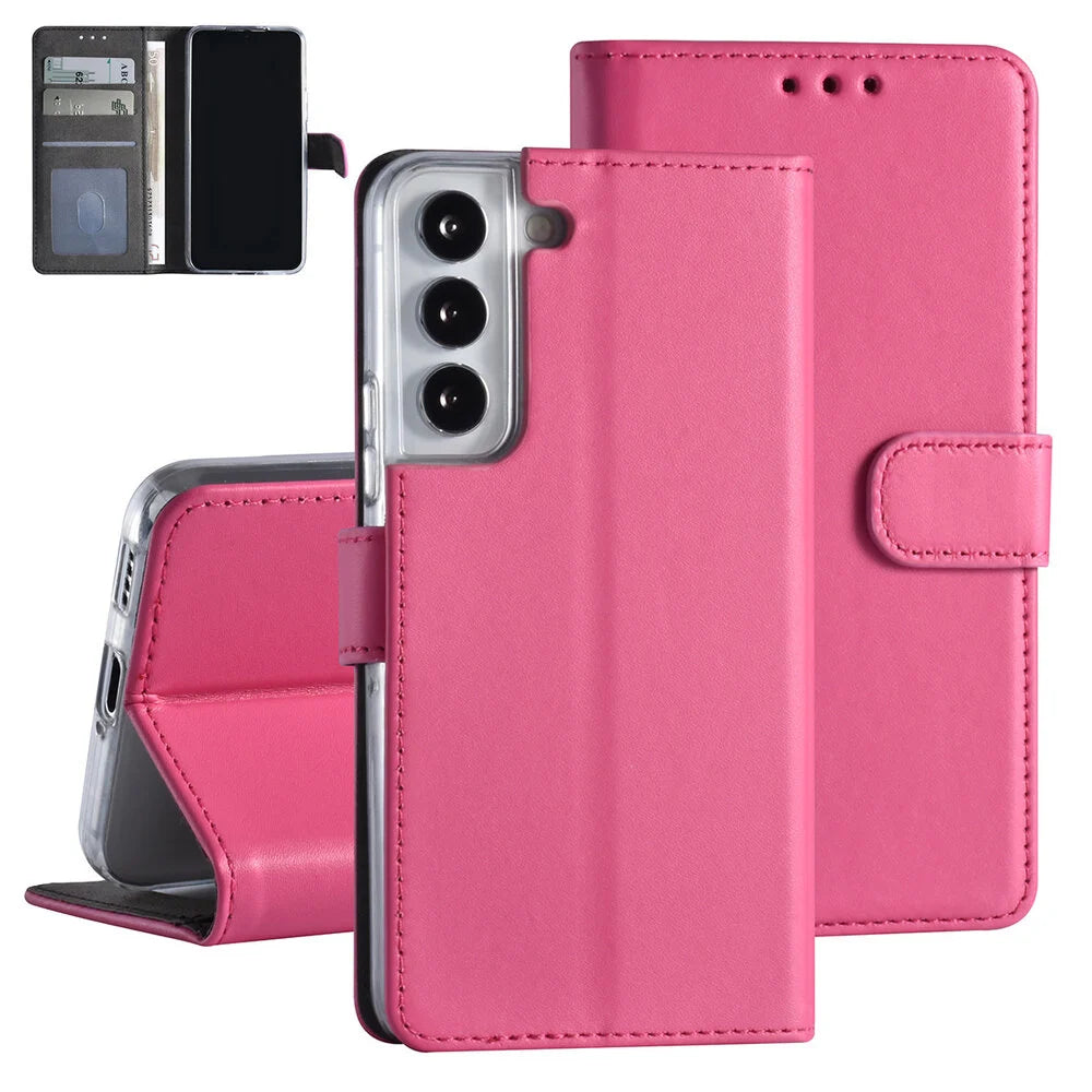 Samsung Galaxy S22 Plånboksfodral - Rosa