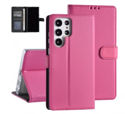 Fodral Samsung Galaxy S22 ULTRA Rosa med Ställ