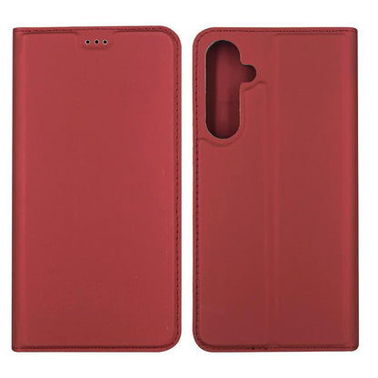 Samsung Galaxy S23 FE Plånboksfodral - Ekoläder Röd