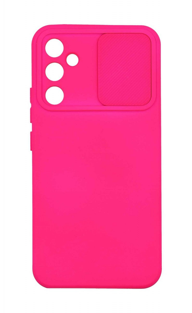 Samsung Galaxy S23 Skal - Neonrosa med Linsskydd
