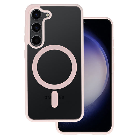 Samsung Galaxy S24 FE Skal - Qi-kompatibelt Transparent Rosa