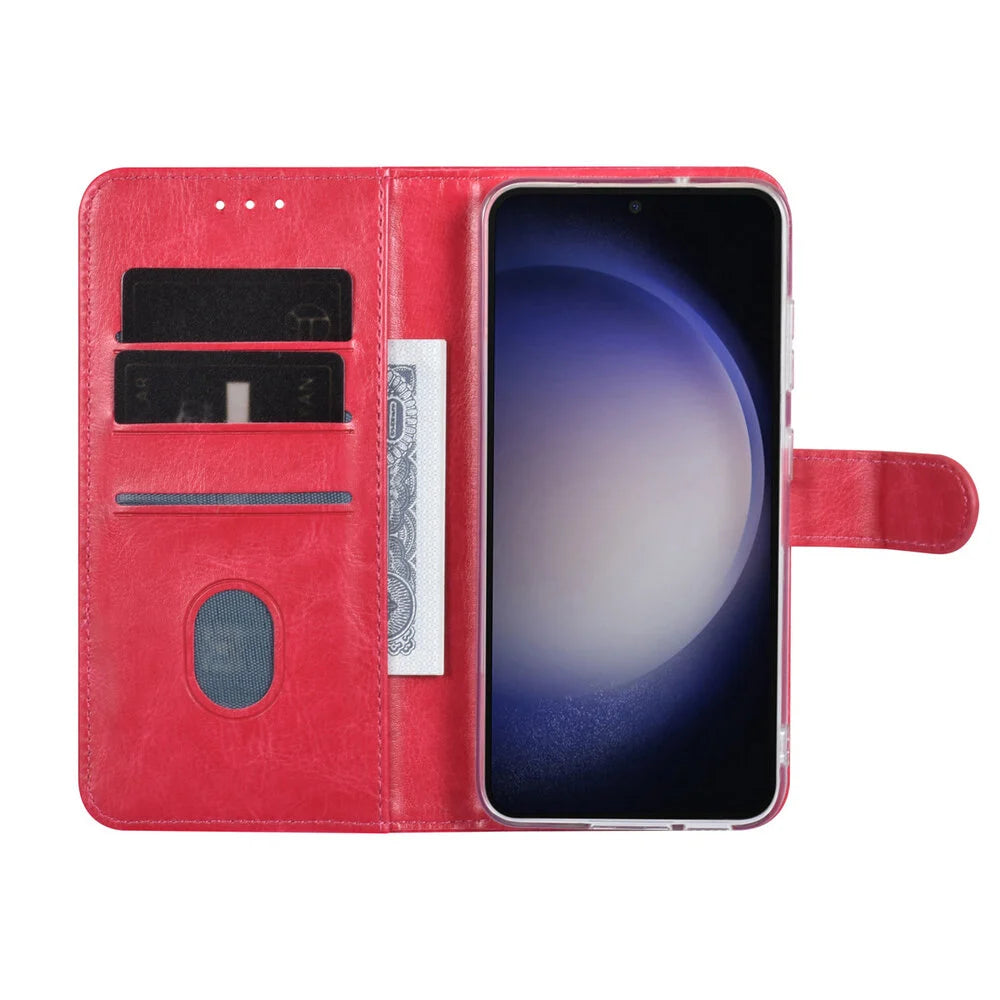 UNIQ Samsung Galaxy S24 Plus Plånboksfodral - Mörkrosa
