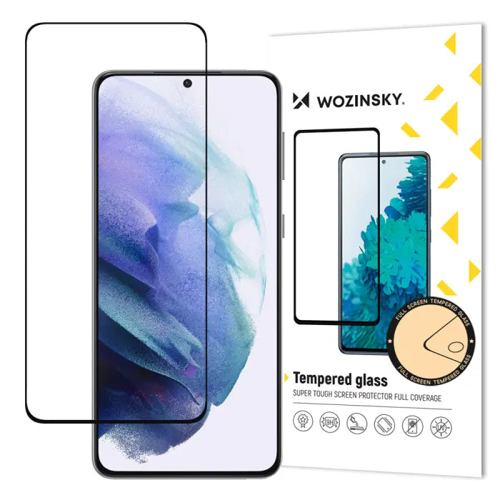 Samsung Galaxy S24 Plus Skärmskydd - Härdat Glas Svart Ram