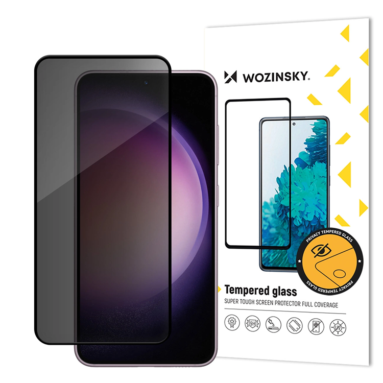 Samsung Galaxy S24 Skärmskydd - Privacy Härdat Glas