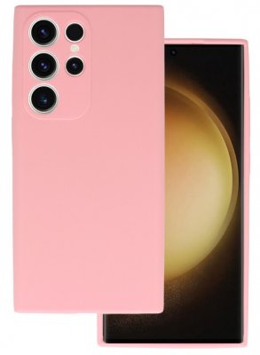 Silikon Skal Samsung Galaxy S23 Ultra Ljusrosa