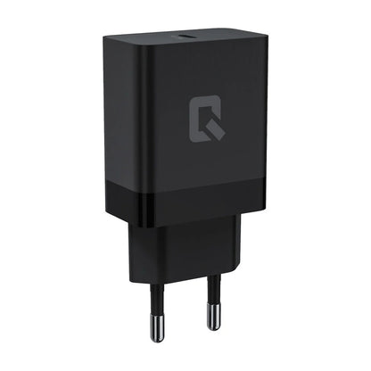 TUNIQ 25W Snabbladdare USB C - Med USB-C till USB-C Kabel 1 Meter Svart