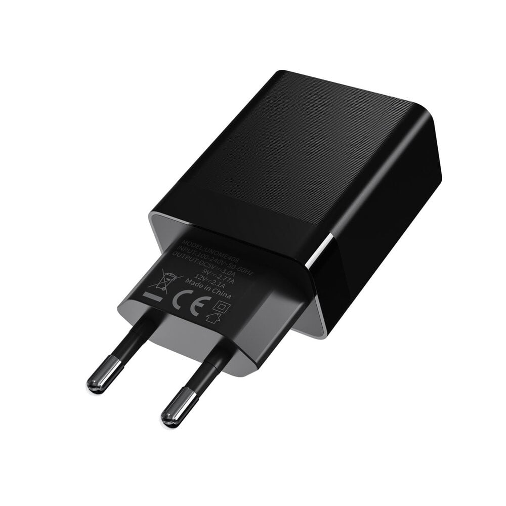 TUNIQ 25W Snabbladdare USB C - Med USB-C till USB-C Kabel 1 Meter Svart