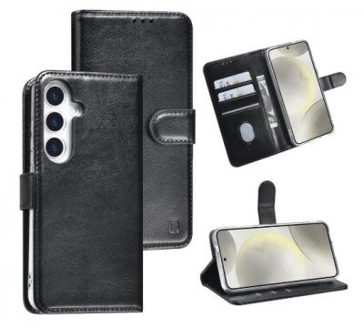 TUNIQ Samsung Galaxy S25 Plus Plånboksfodral - Svart