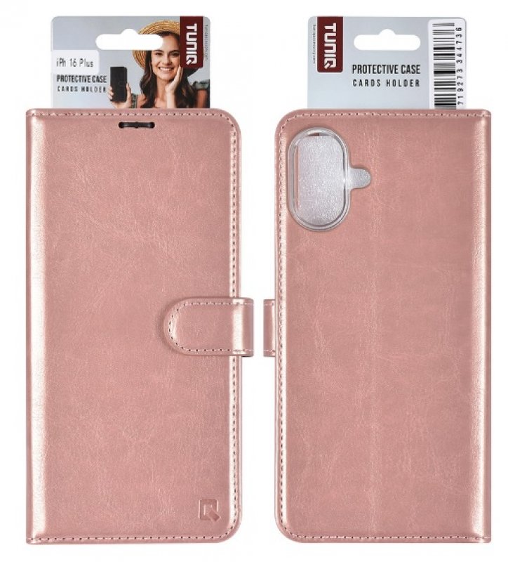 TUNIQ iPhone 16 Plus Fodral Roséfärgat