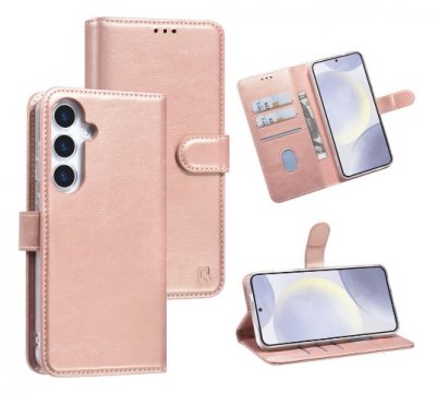 TUNIQ Samsung Galaxy S25 Plus Plånboksfodral - Rosé