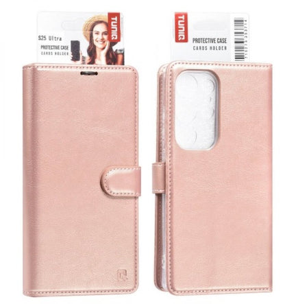 TUNIQ Samsung Galaxy S25 Ultra Plånboksfodral - Rosé