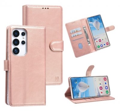 TUNIQ Samsung Galaxy S25 Ultra Plånboksfodral - Rosé