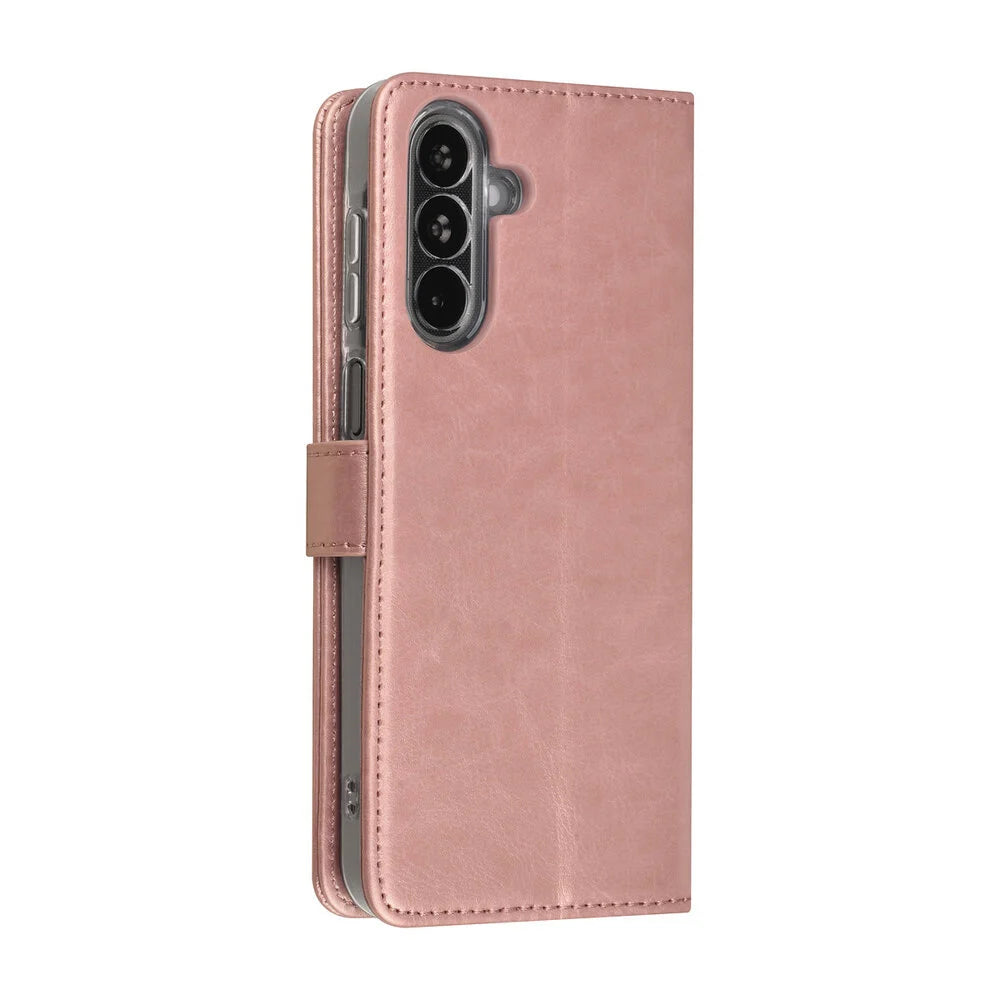 TUNIQ Samsung Galaxy A17 Plånboksfodral - Rosé (3 kortfack)