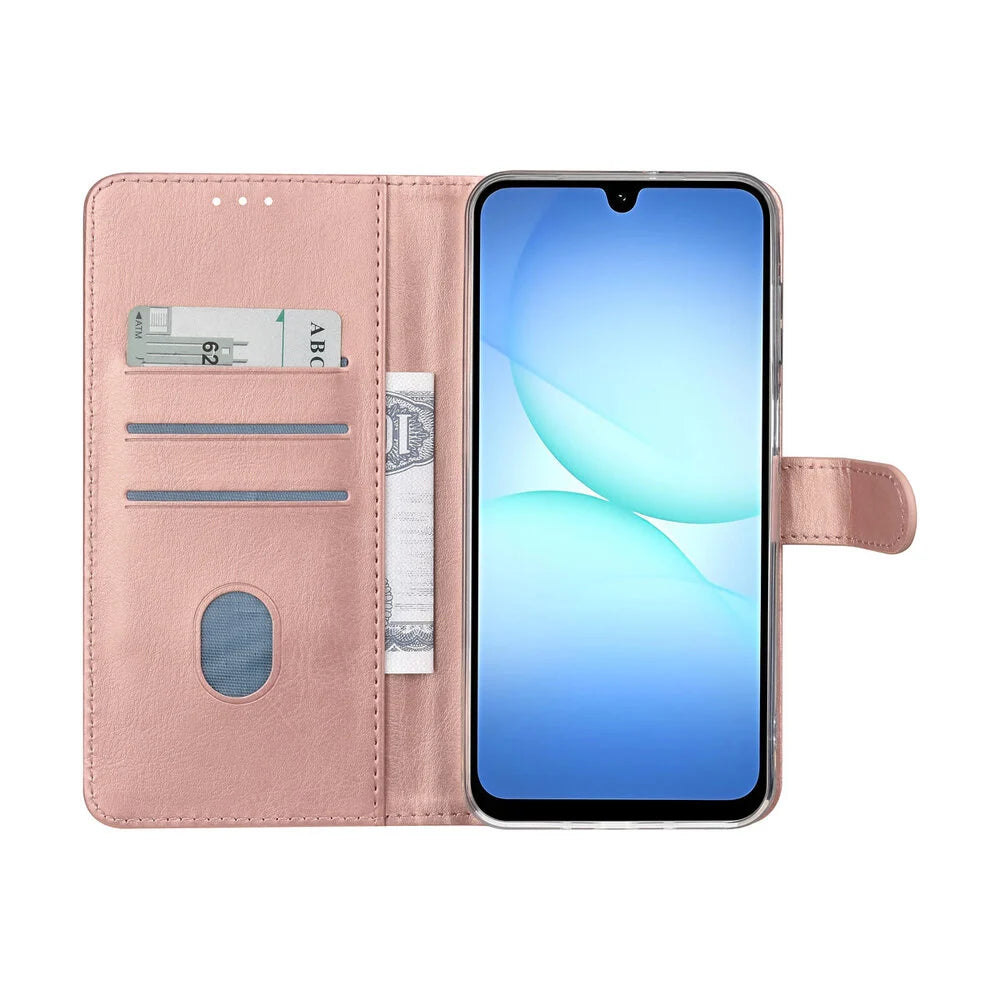 TUNIQ Samsung Galaxy A17 Plånboksfodral - Rosé (3 kortfack)