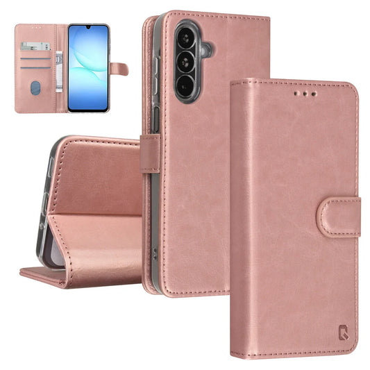 TUNIQ Samsung Galaxy A17 Plånboksfodral - Rosé (3 kortfack)