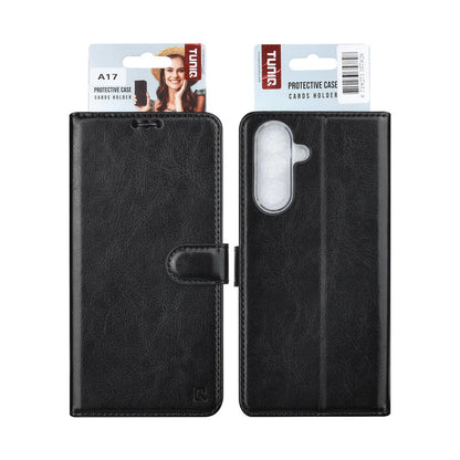 TUNIQ Samsung Galaxy A17 Plånboksfodral - Svart (3 kortfack)
