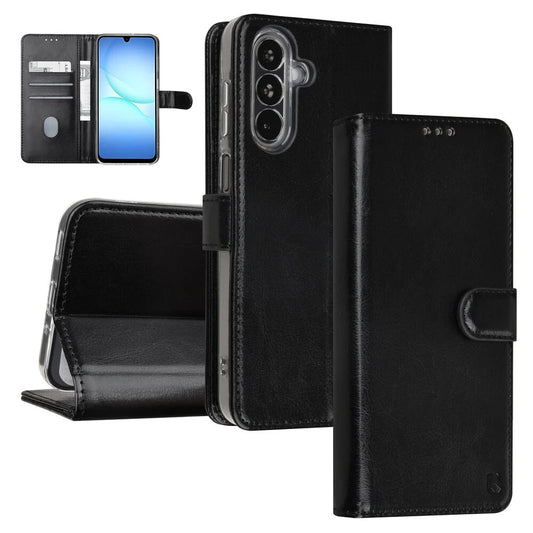TUNIQ Samsung Galaxy A17 Plånboksfodral - Svart (3 kortfack)