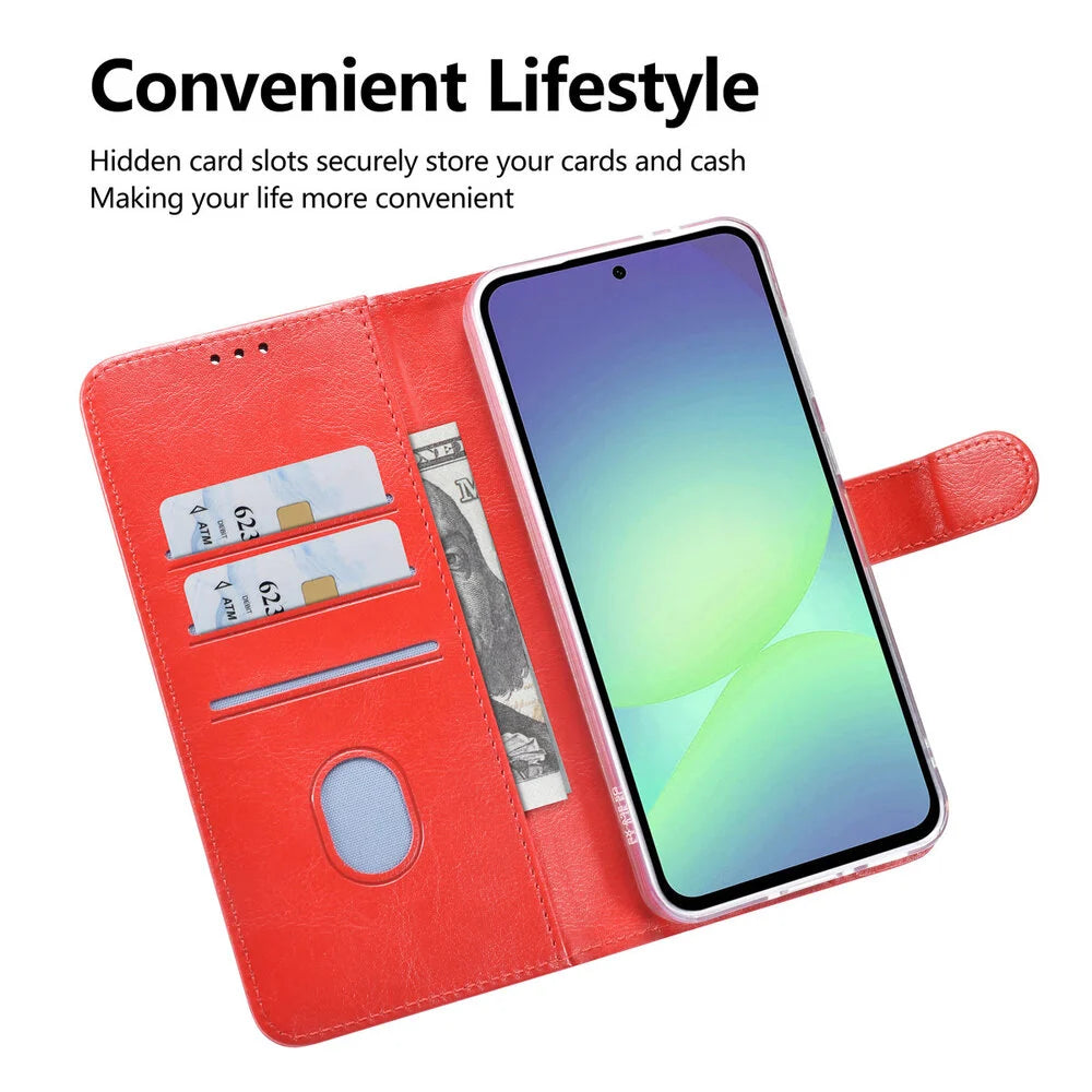 TUNIQ Samsung Galaxy A36 Plånboksfodral - Röd