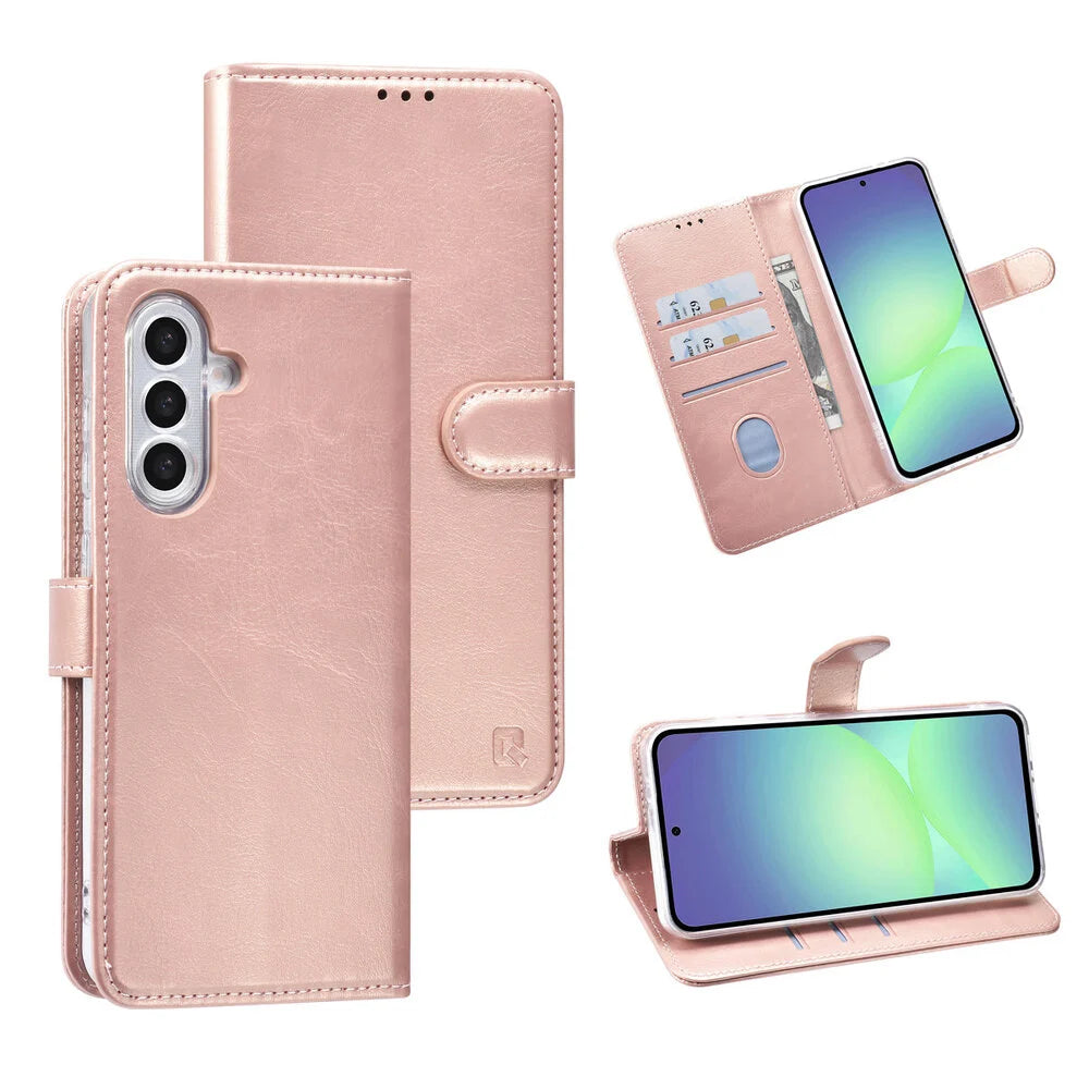 TUNIQ Samsung Galaxy A36 Plånboksfodral - Rosé