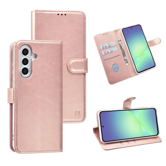 TUNIQ Samsung Galaxy A56 Plånboksfodral - Rosé