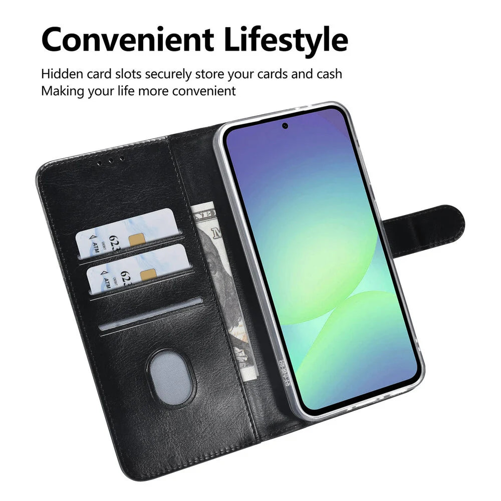 TUNIQ Samsung Galaxy A56 Plånboksfodral - Svart