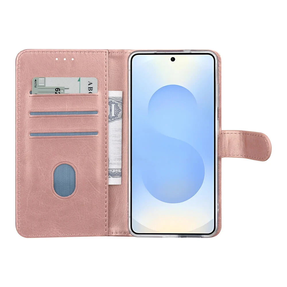 TUNIQ Samsung Galaxy S26 Plånboksfodral - Rosé