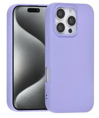 iPhone 16 Pro Max Silikon Skal Ljuslila TUNIQ