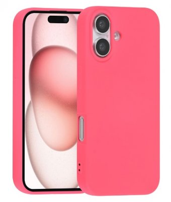 iPhone 16 Silikon Skal Mörkrosa TUNIQ