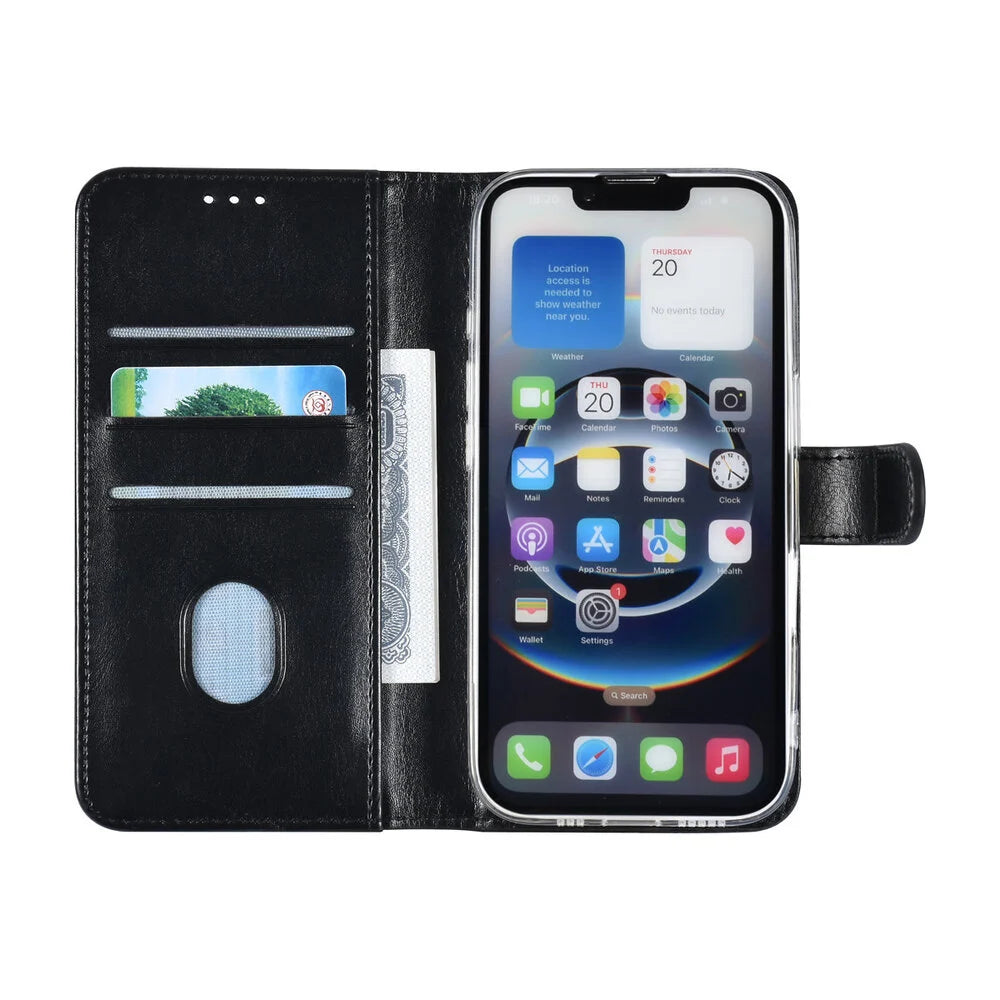 TUNIQ iPhone 16e Plånboksfodral - Svart