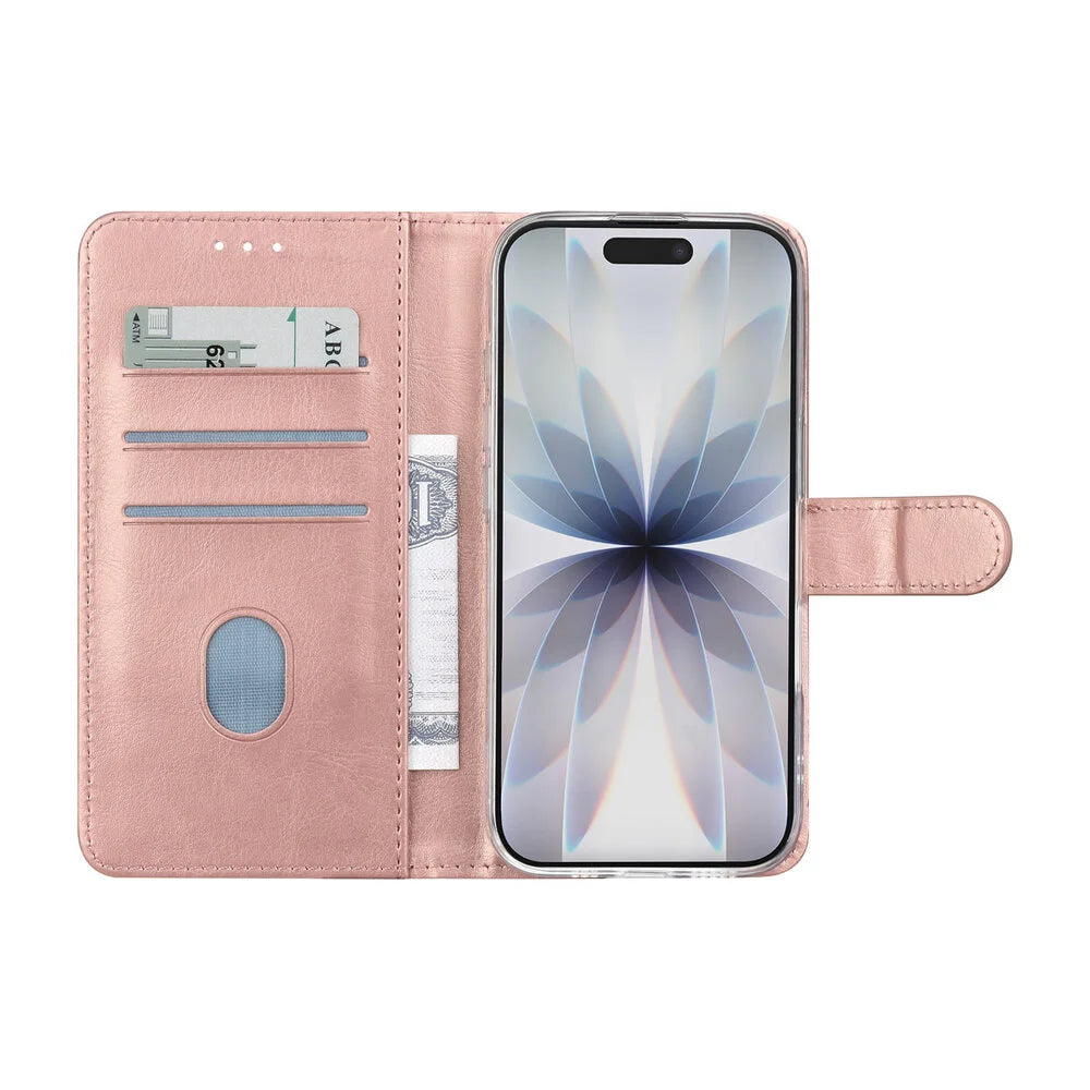 TUNIQ iPhone 17 Plånboksfodral - Rosé