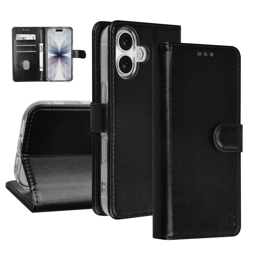 TUNIQ iPhone 17 Plånboksfodral - Svart