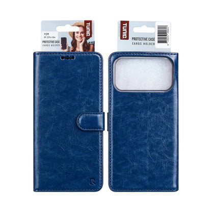 TUNIQ iPhone 18 Pro Max Plånboksfodral - Blå
